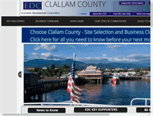 Tablet Screenshot of clallam.org